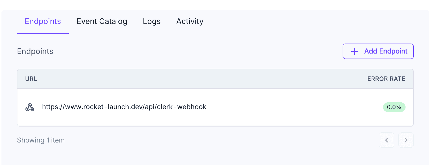 Clerk webhook production